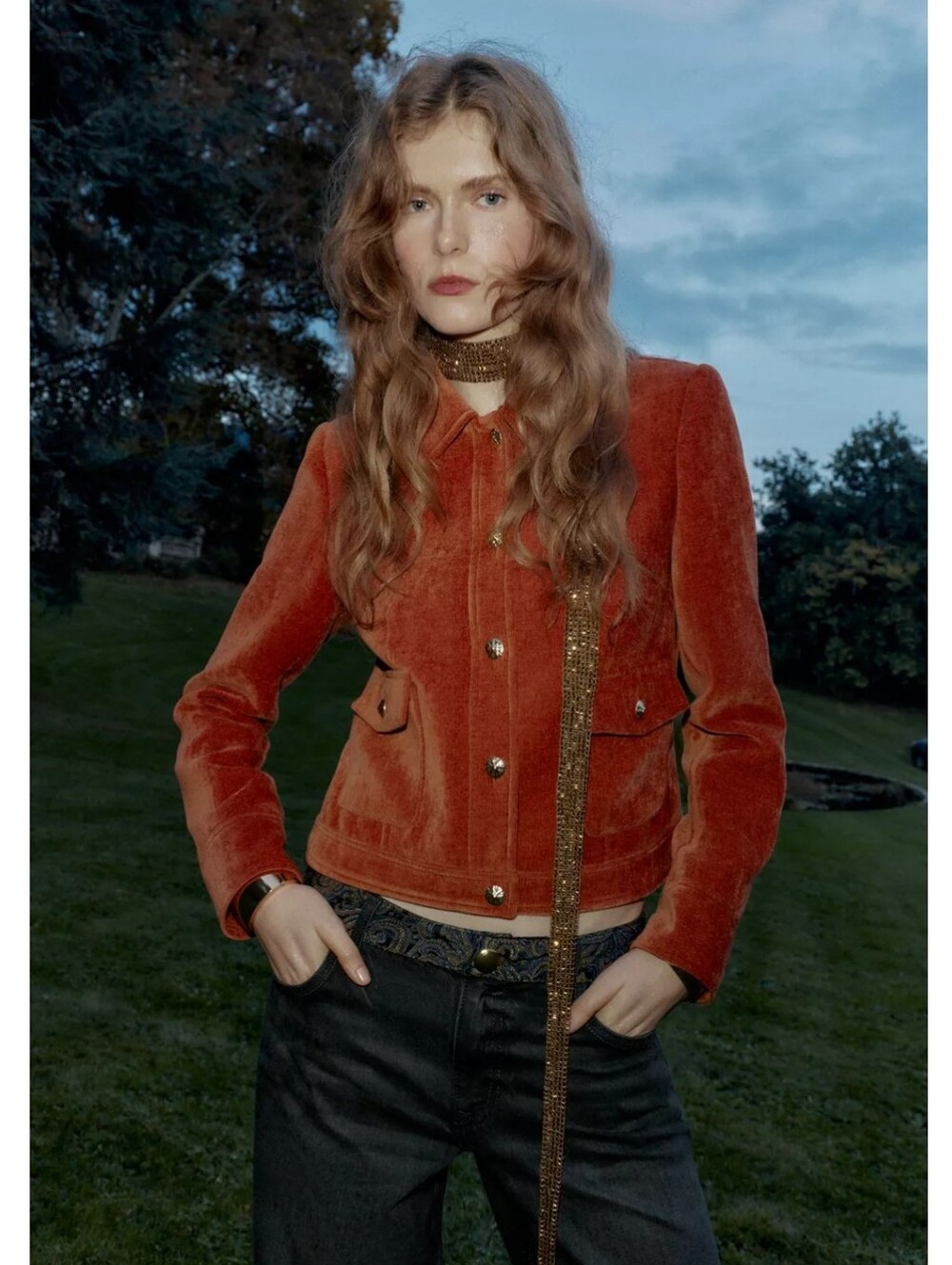 BNWT! Zara Velvet Jacket - Picture 2 of 7